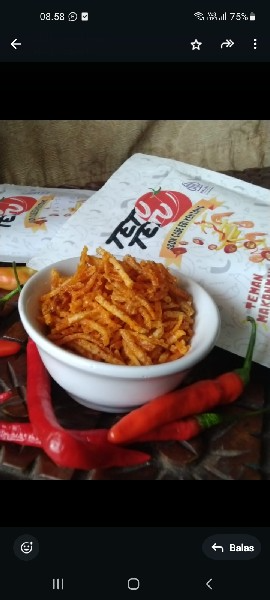 Spicy chily shrimp & crispy potatoes