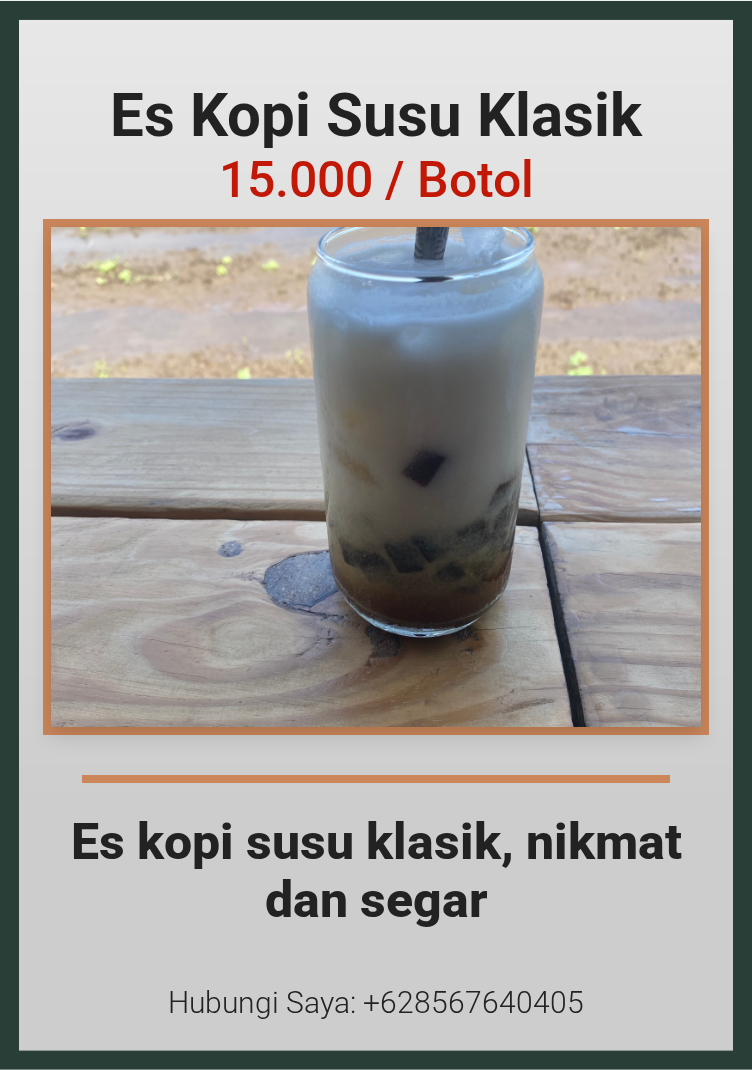 Es Kopi Susu Klasik