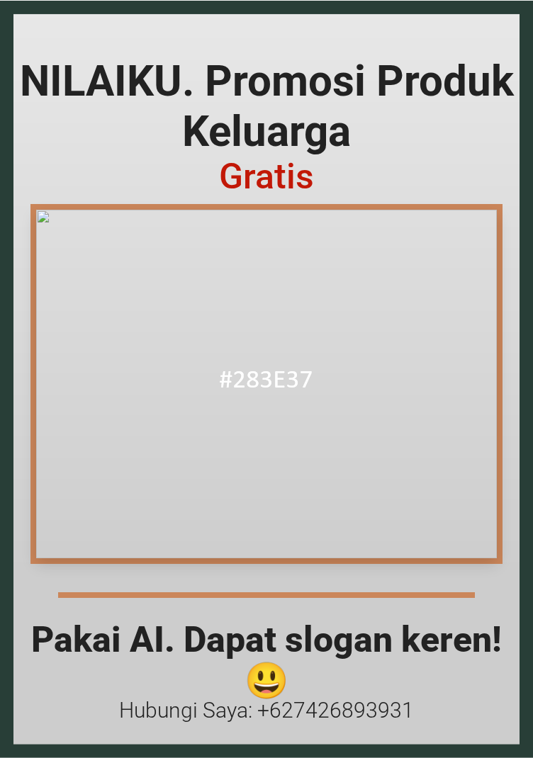 NILAIKU - Promosi Produk Keluarga