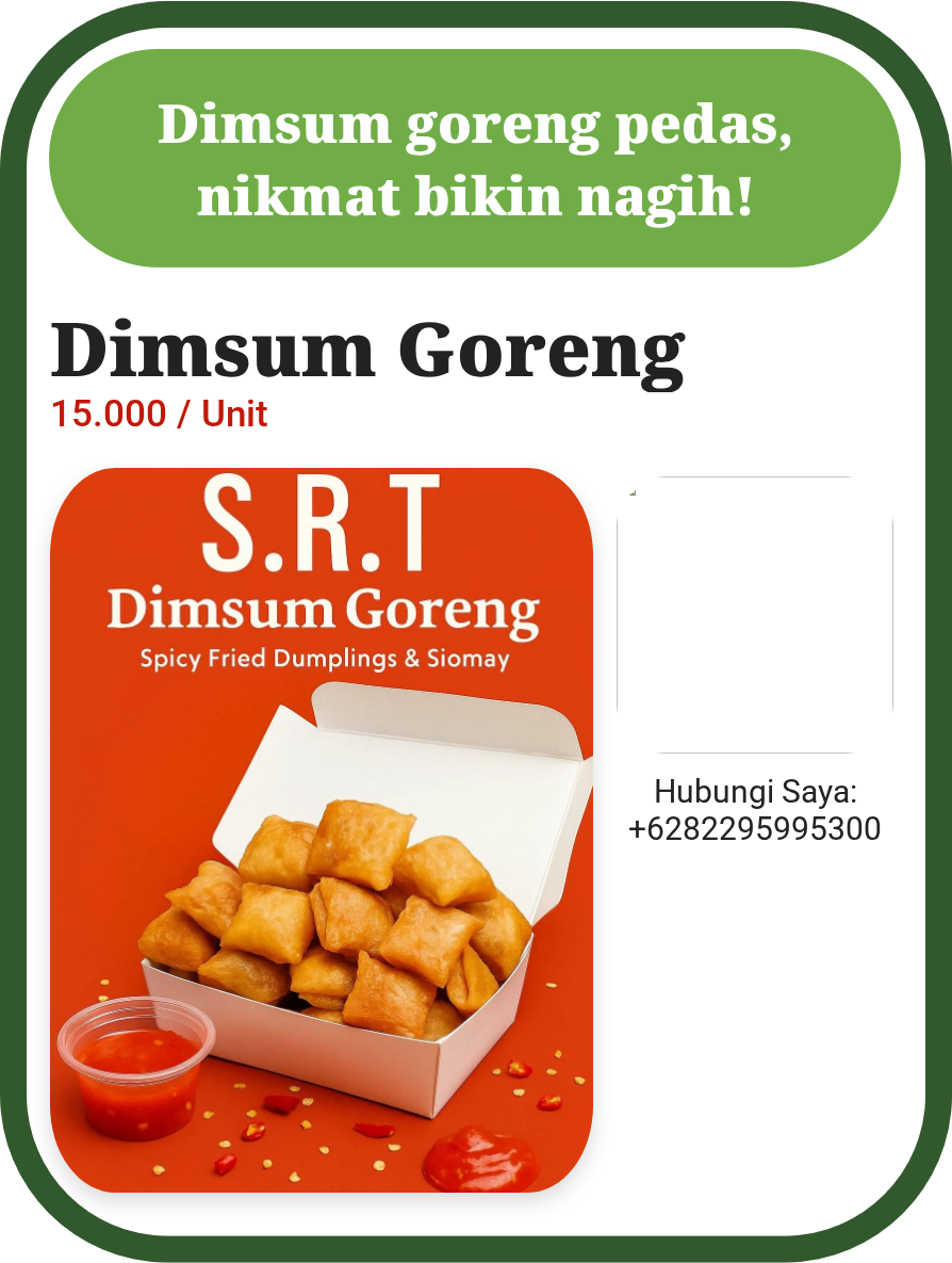 Promosi Dimsum Goreng Pedas