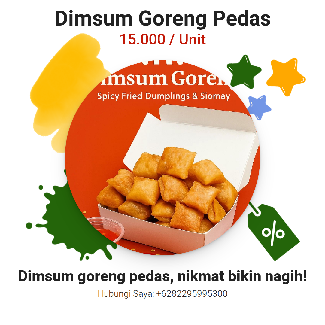 Promosi Dimsum Goreng Pedas