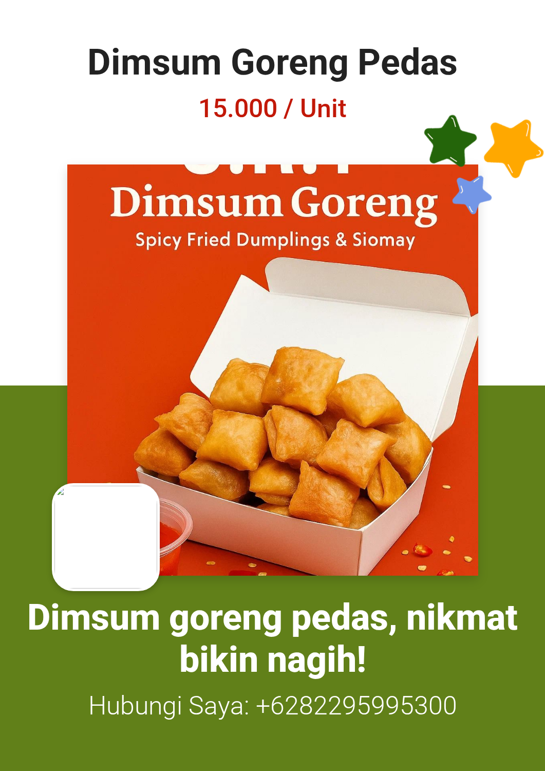 Promosi Dimsum Goreng Pedas