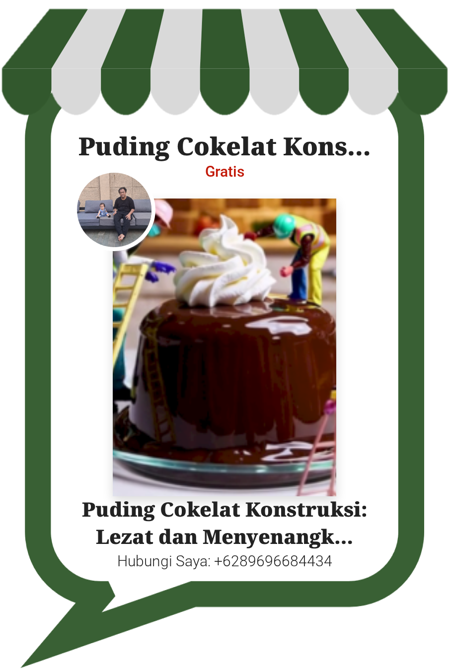 Puding Cokelat Konstruksi