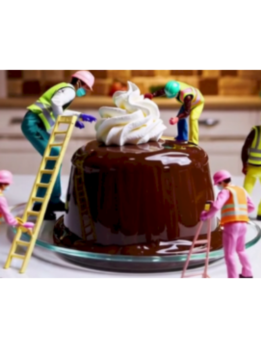 Puding Cokelat Konstruksi