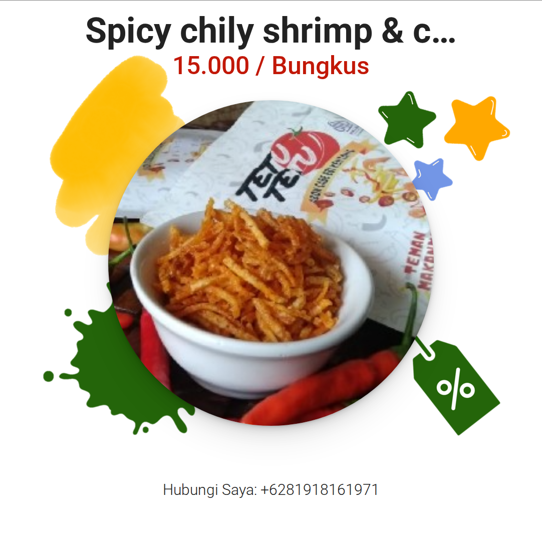 Spicy chily shrimp & crispy potatoes