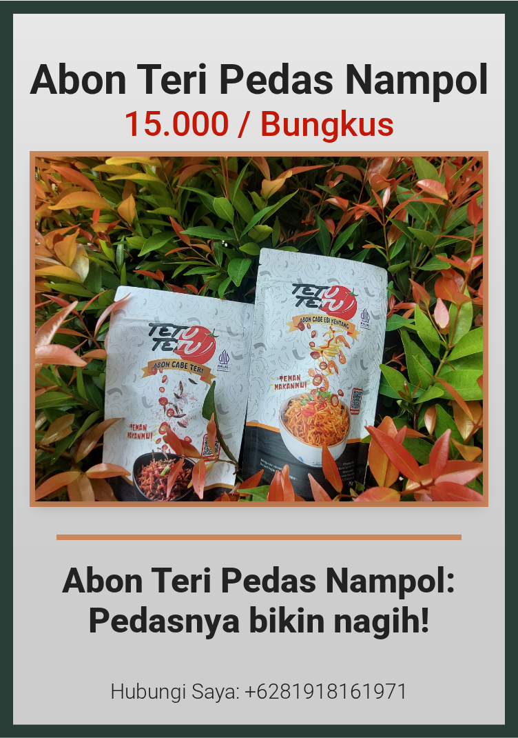 Abon Teri Pedas Nampol
