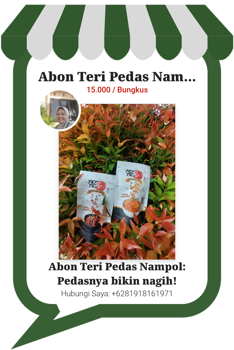 Abon Teri Pedas Nampol