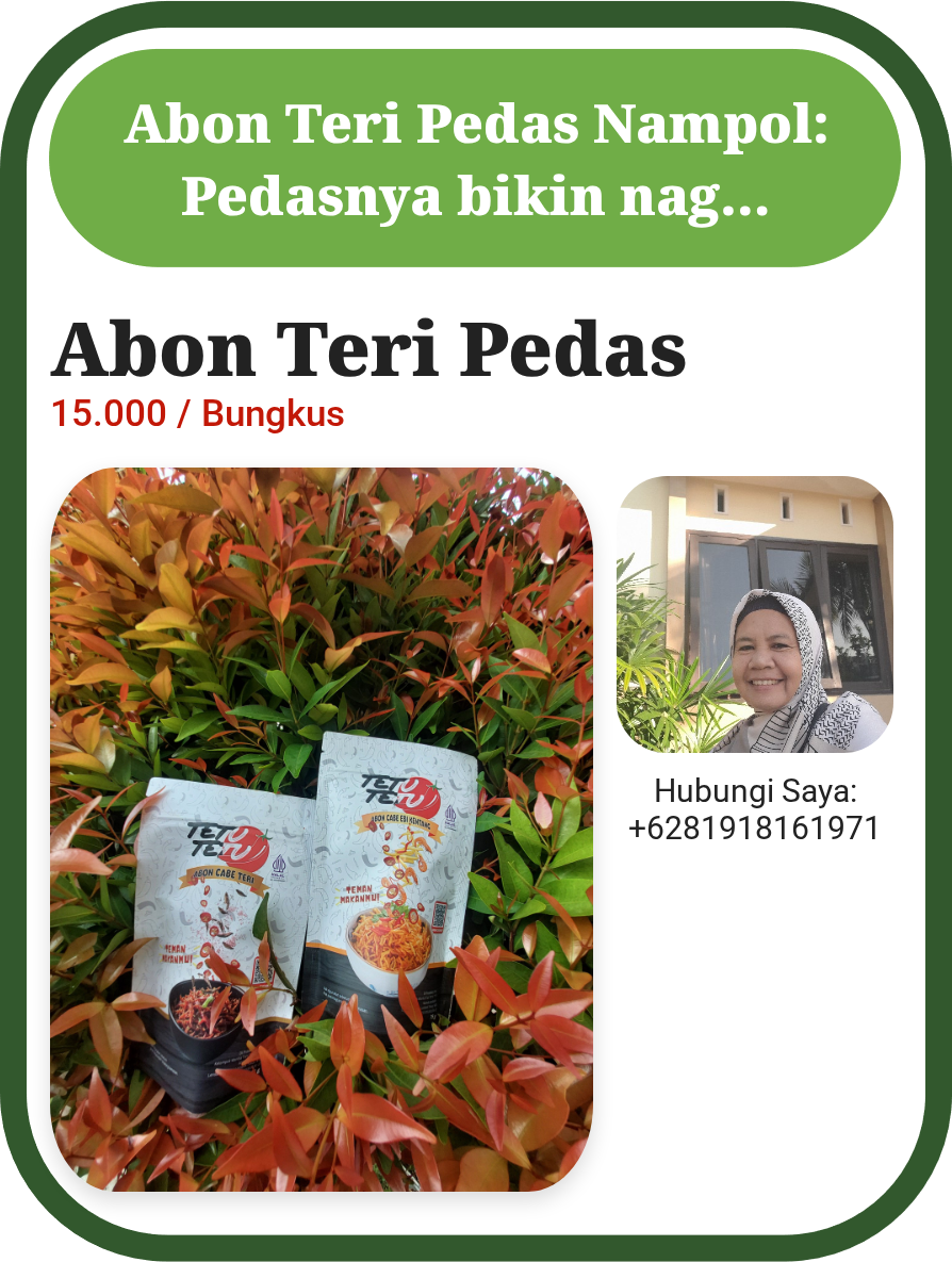 Abon Teri Pedas Nampol