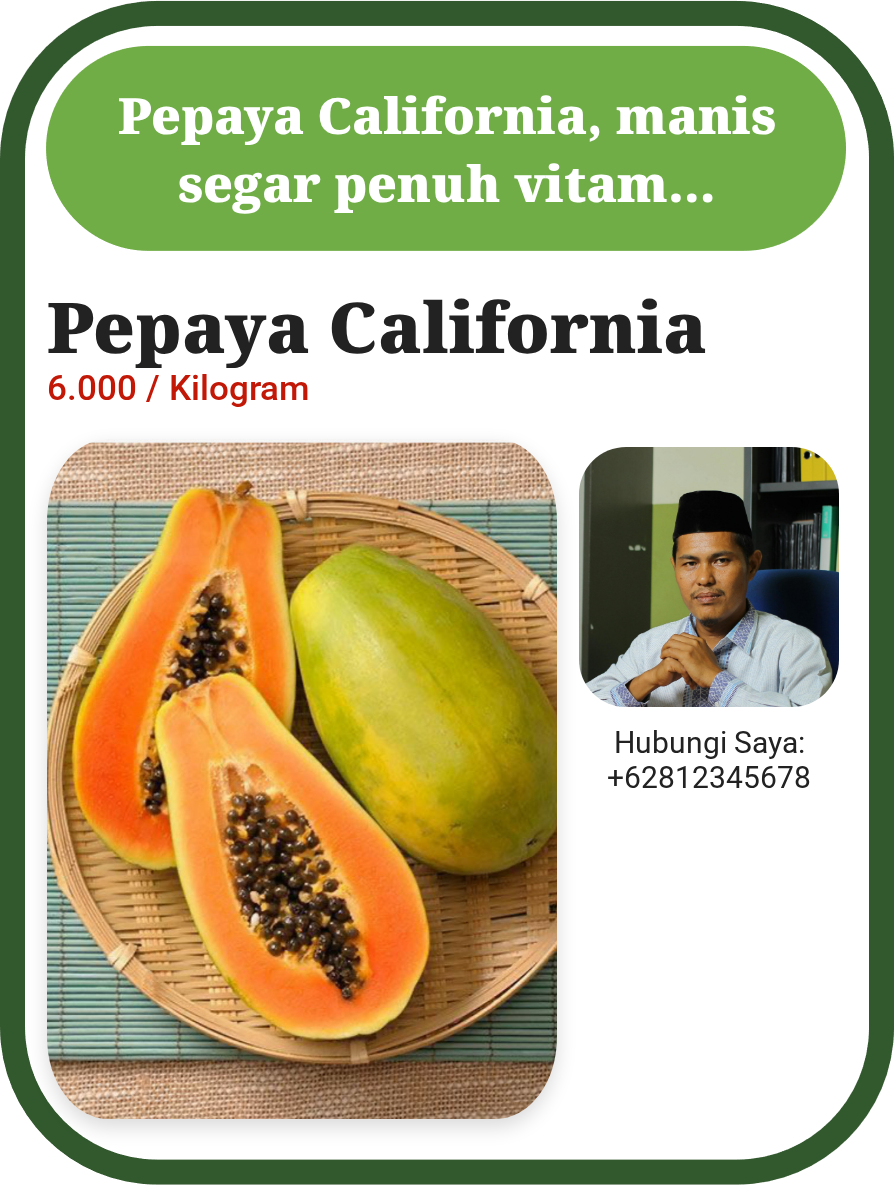 Promosi Pepaya California
