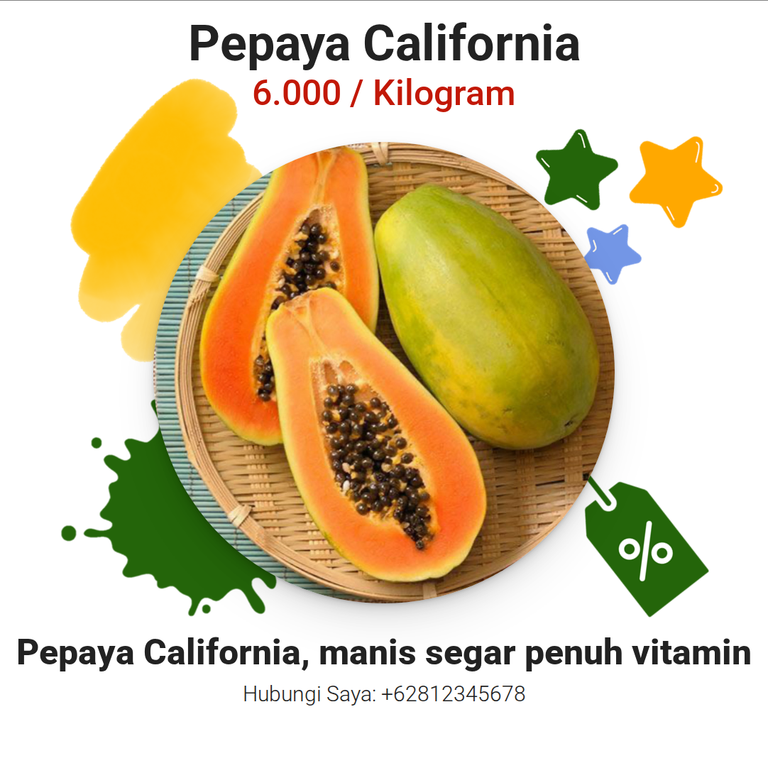 Promosi Pepaya California