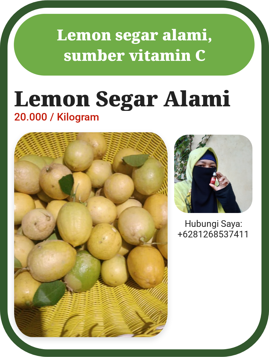 Lemon Segar Alami