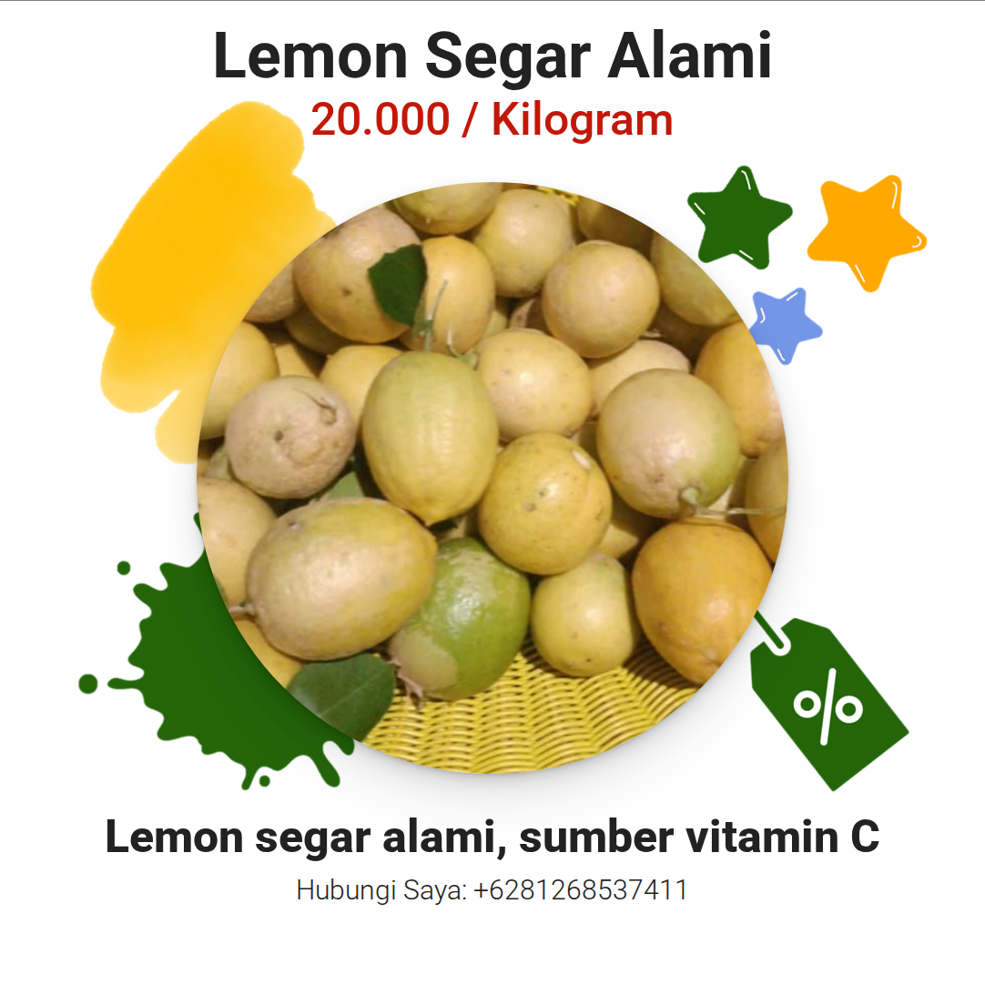 Lemon Segar Alami