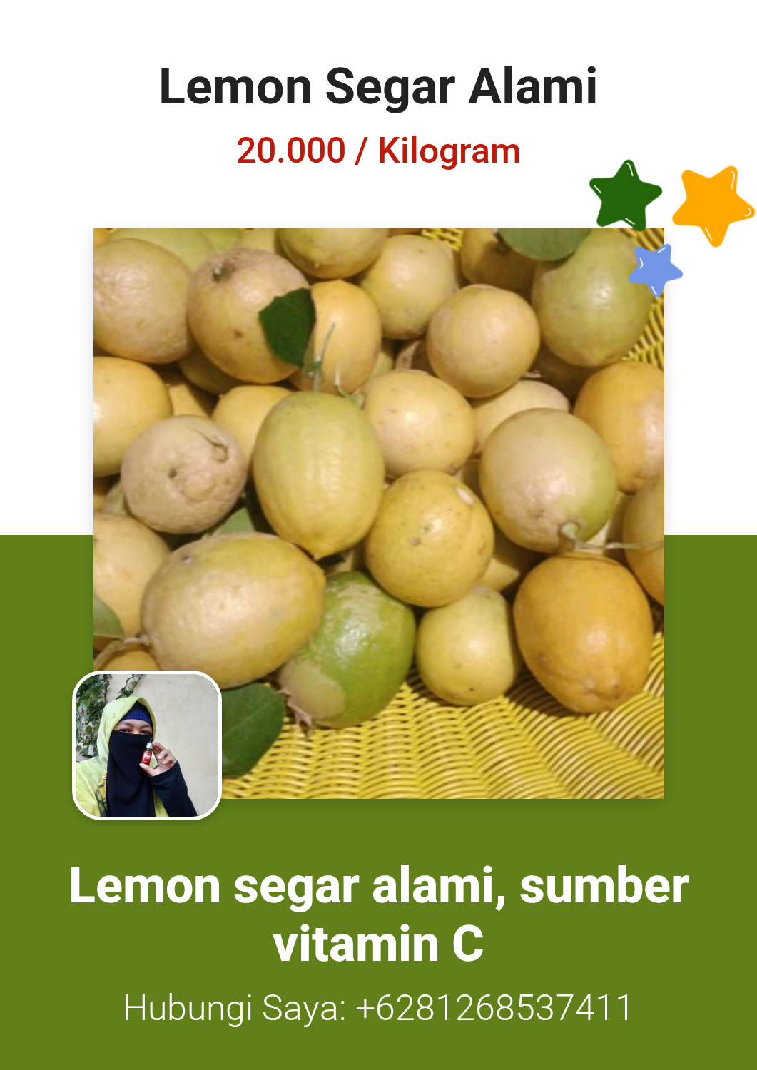 Lemon Segar Alami