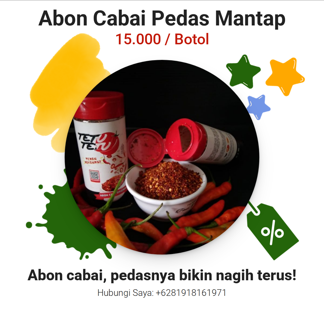 Abon Cabai Pedas Mantap