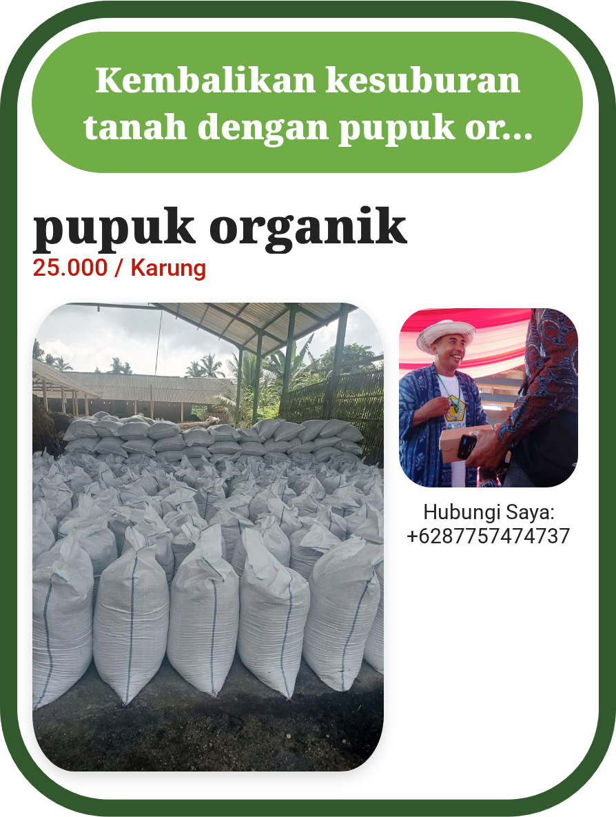 Promosi pupuk organik