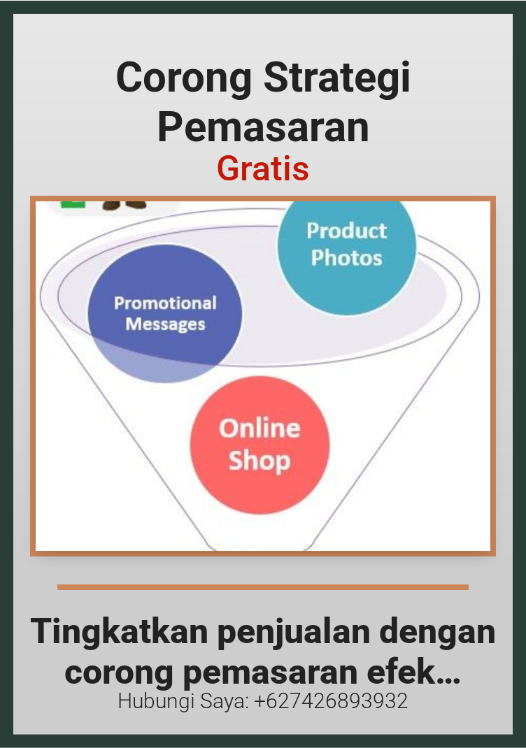 Corong Strategi Pemasaran