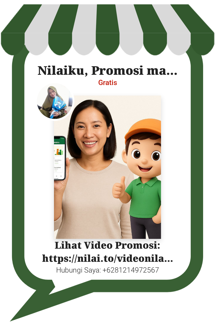 Nilaiku, Promosi makin mudah dengan AI