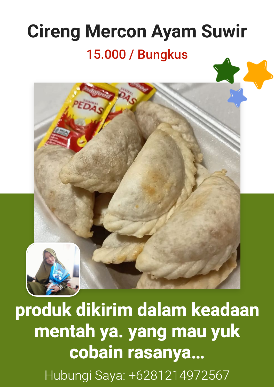 Cireng Mercon Ayam Suwir