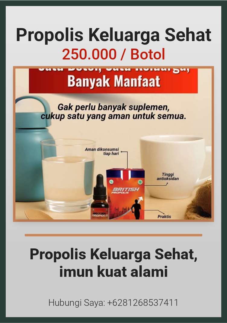 Promosi Propolis Keluarga Sehat