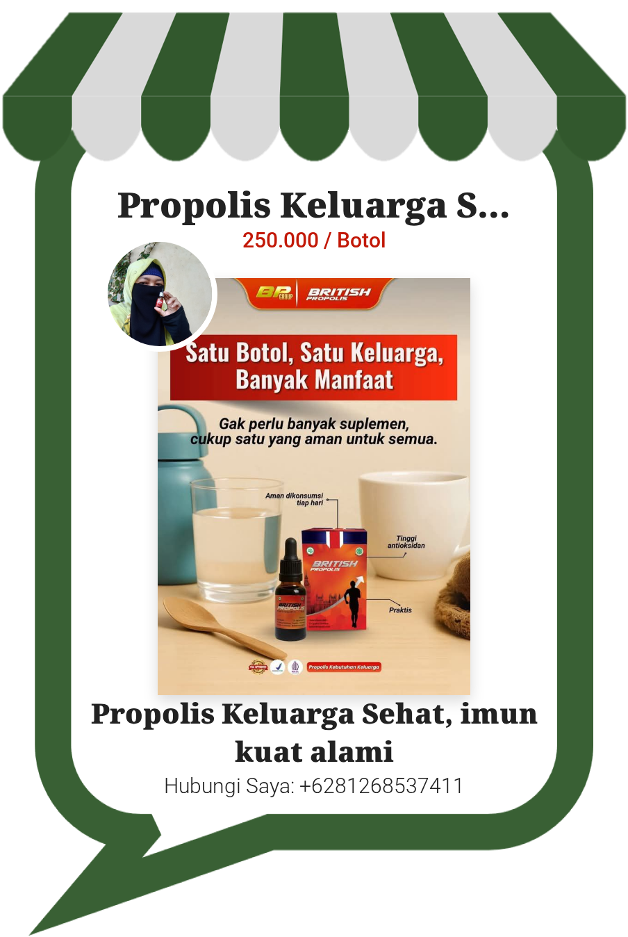 Promosi Propolis Keluarga Sehat