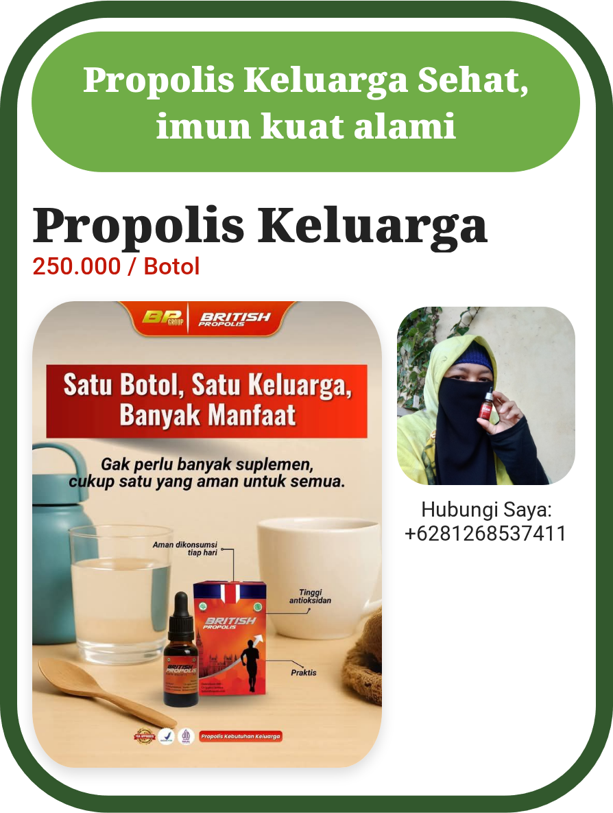 Promosi Propolis Keluarga Sehat