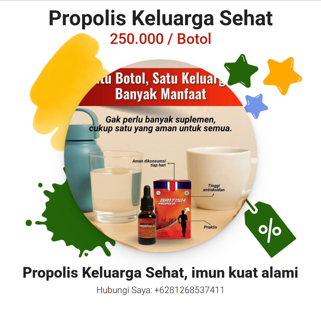 Promosi Propolis Keluarga Sehat