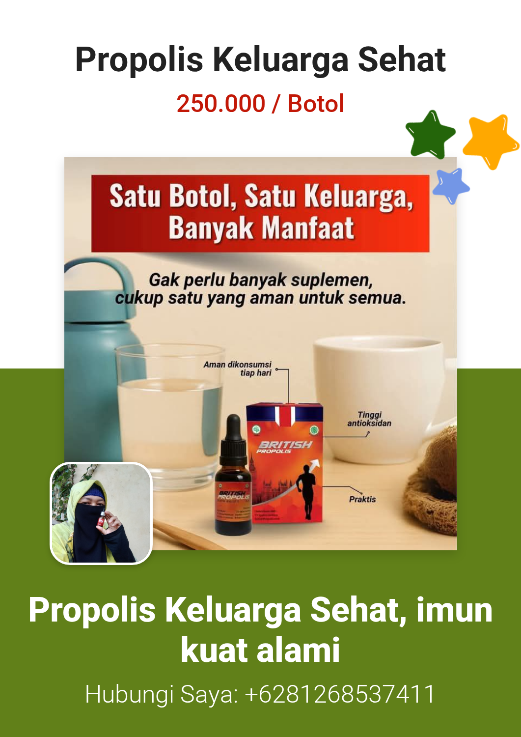 Promosi Propolis Keluarga Sehat