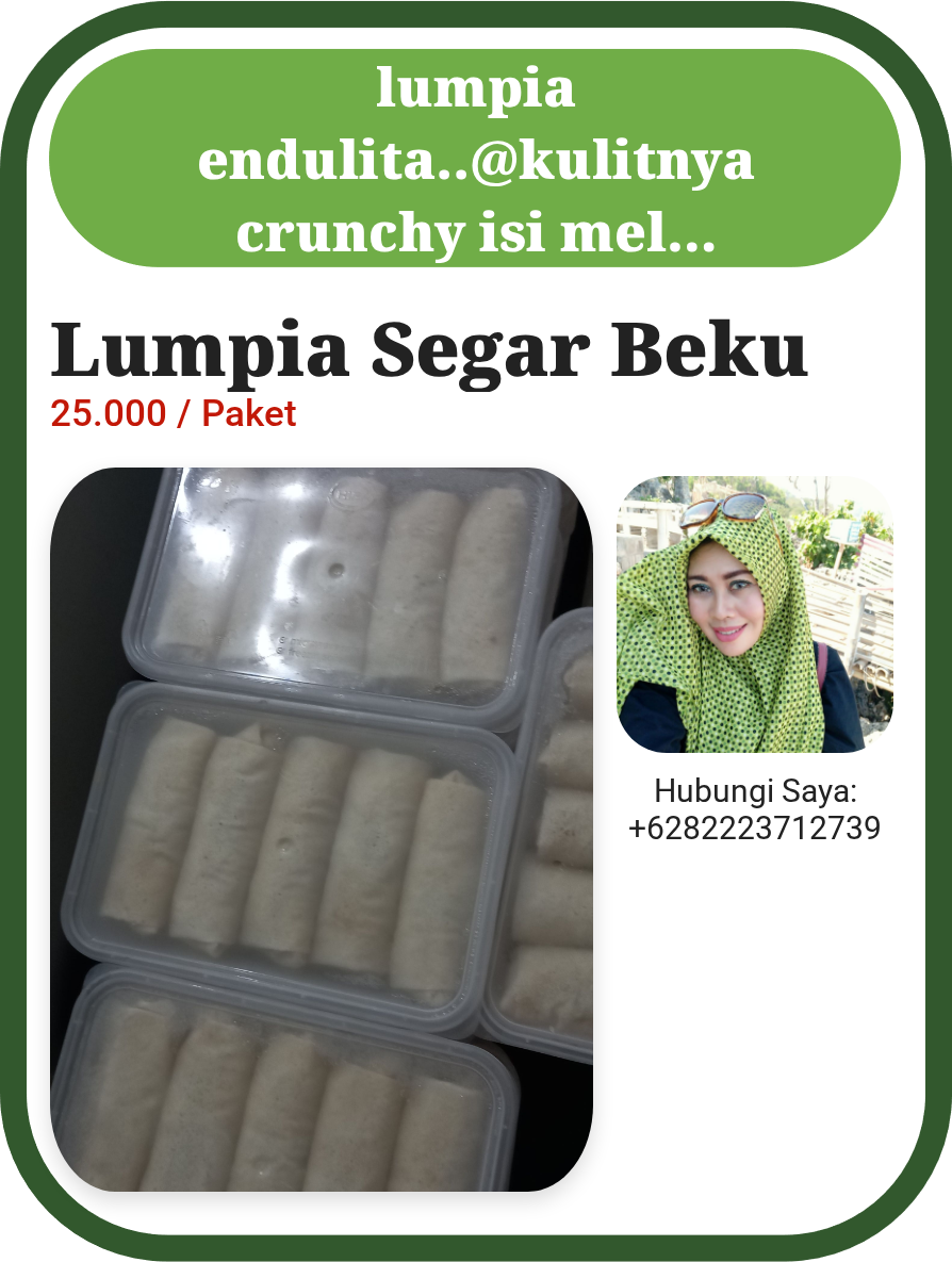 Promosi Lumpia Segar Beku