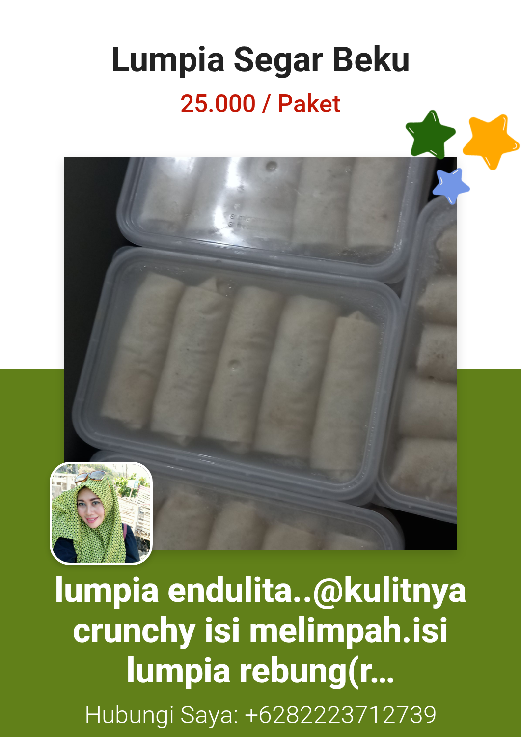 Promosi Lumpia Segar Beku