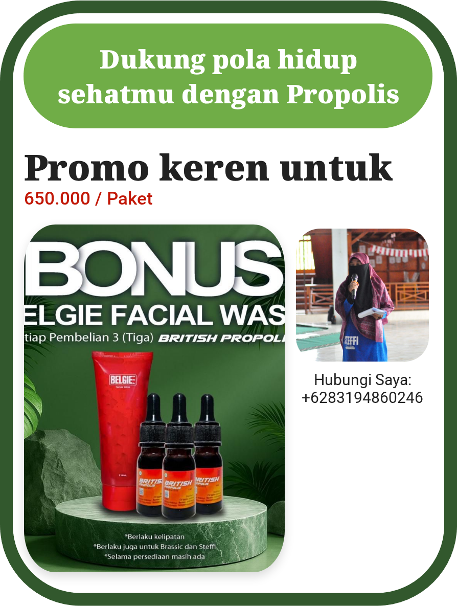 Promo keren untuk sehat luar dalam