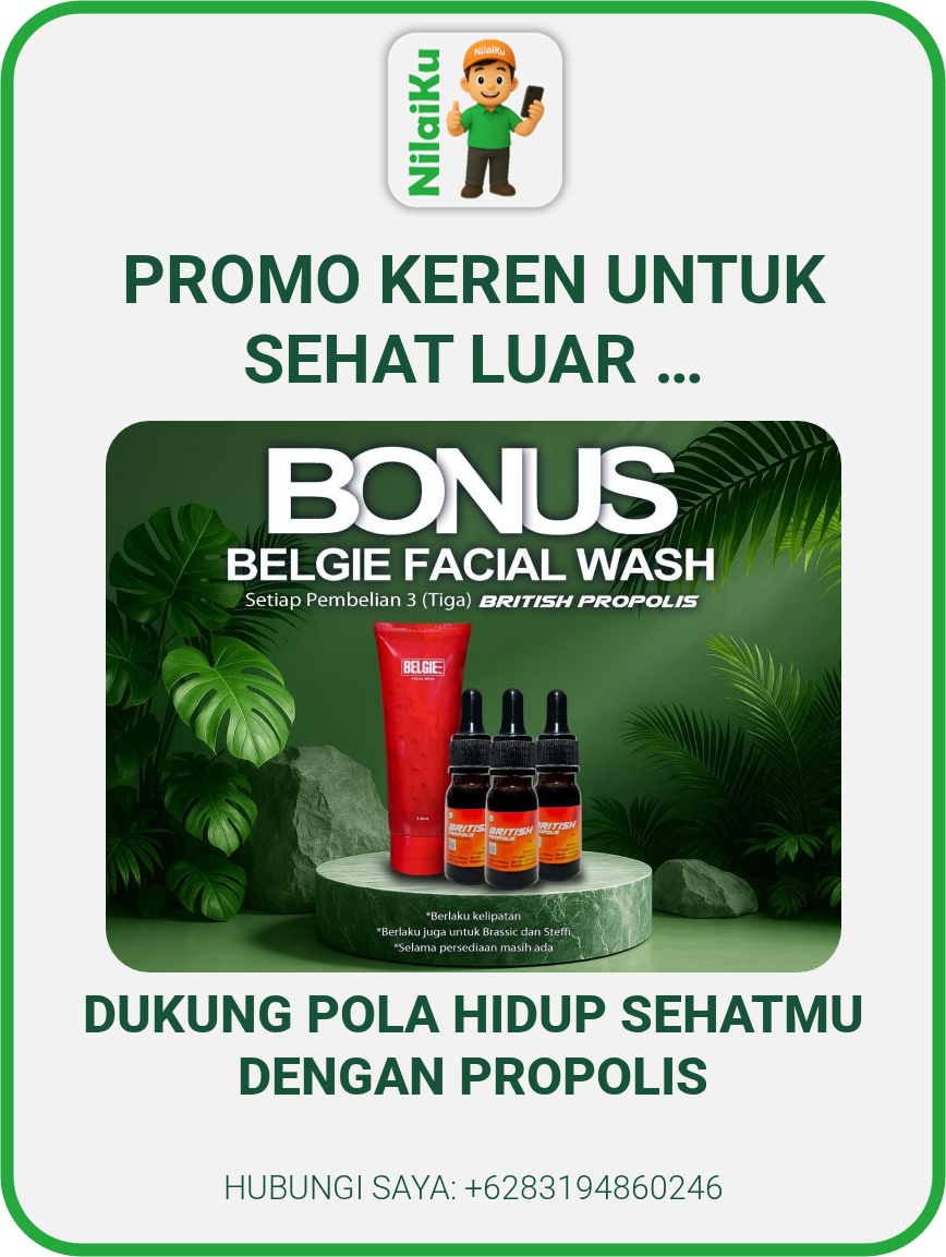Promo keren untuk sehat luar dalam