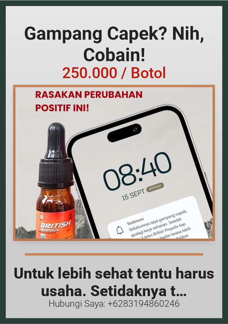 Gampang Capek? Nih, Cobain!