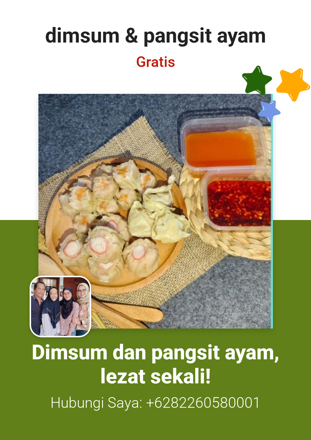 Promosi dimsum & pangsit ayam