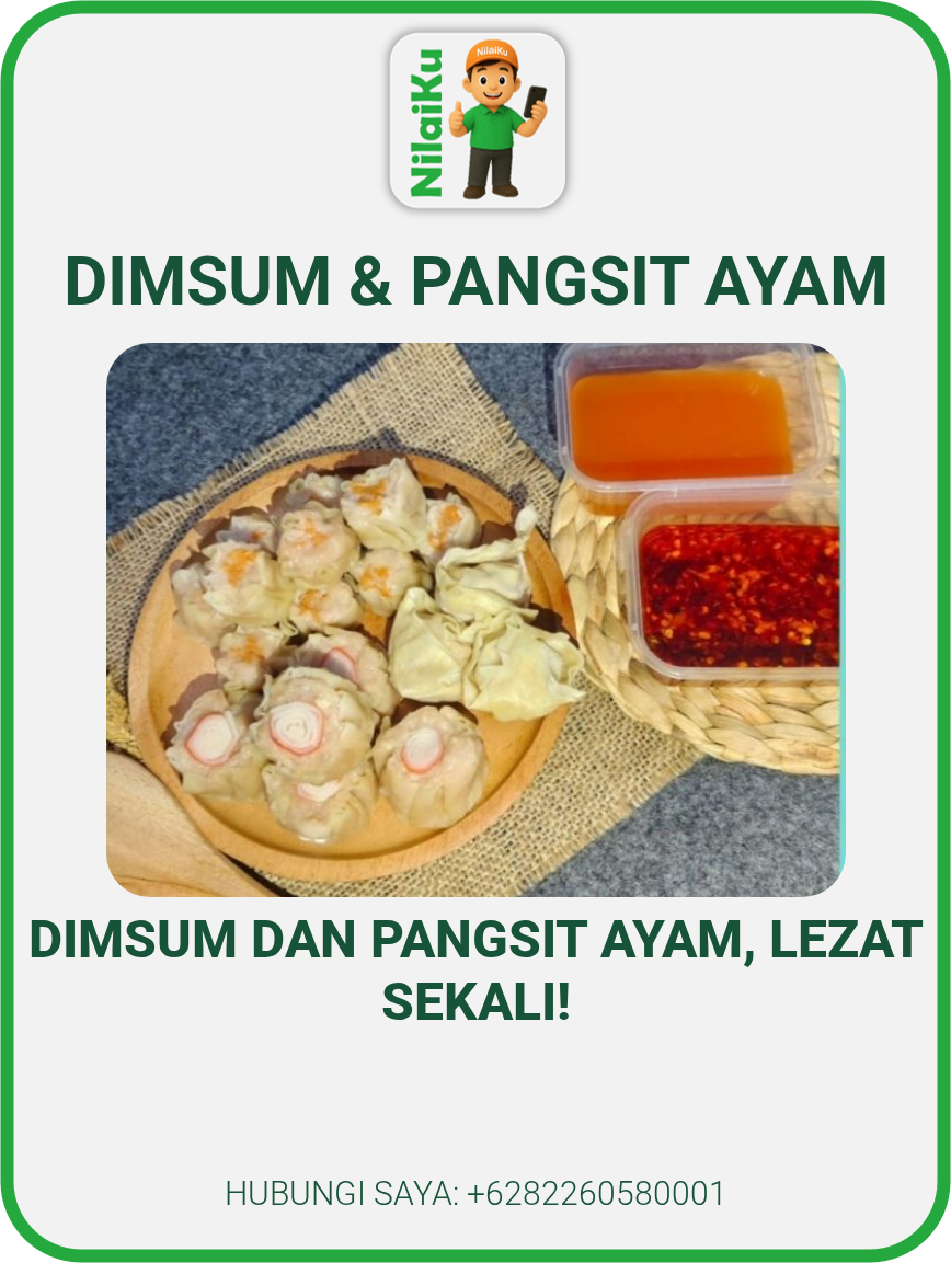 Promosi dimsum & pangsit ayam