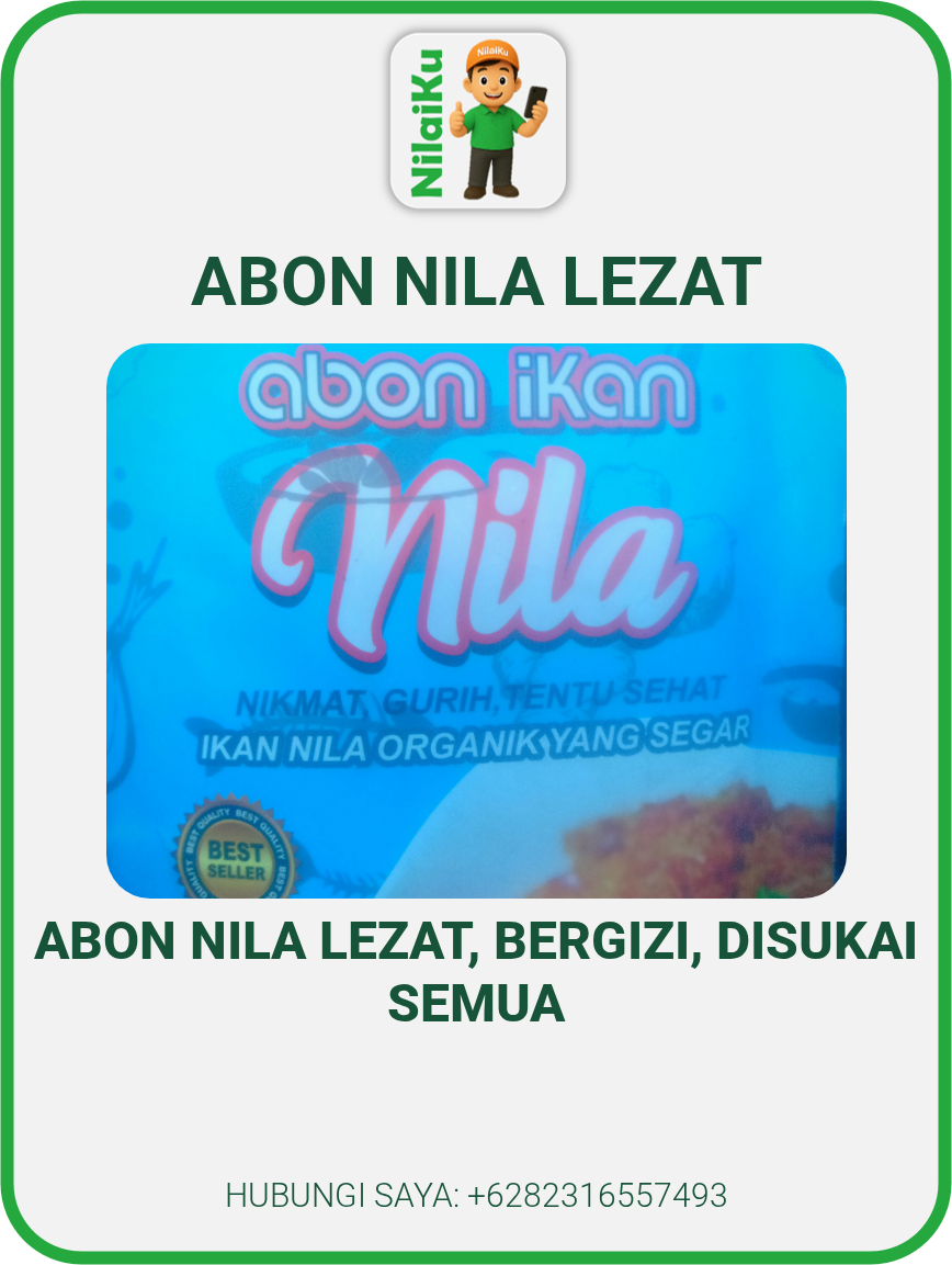Promosi Abon Nila Lezat