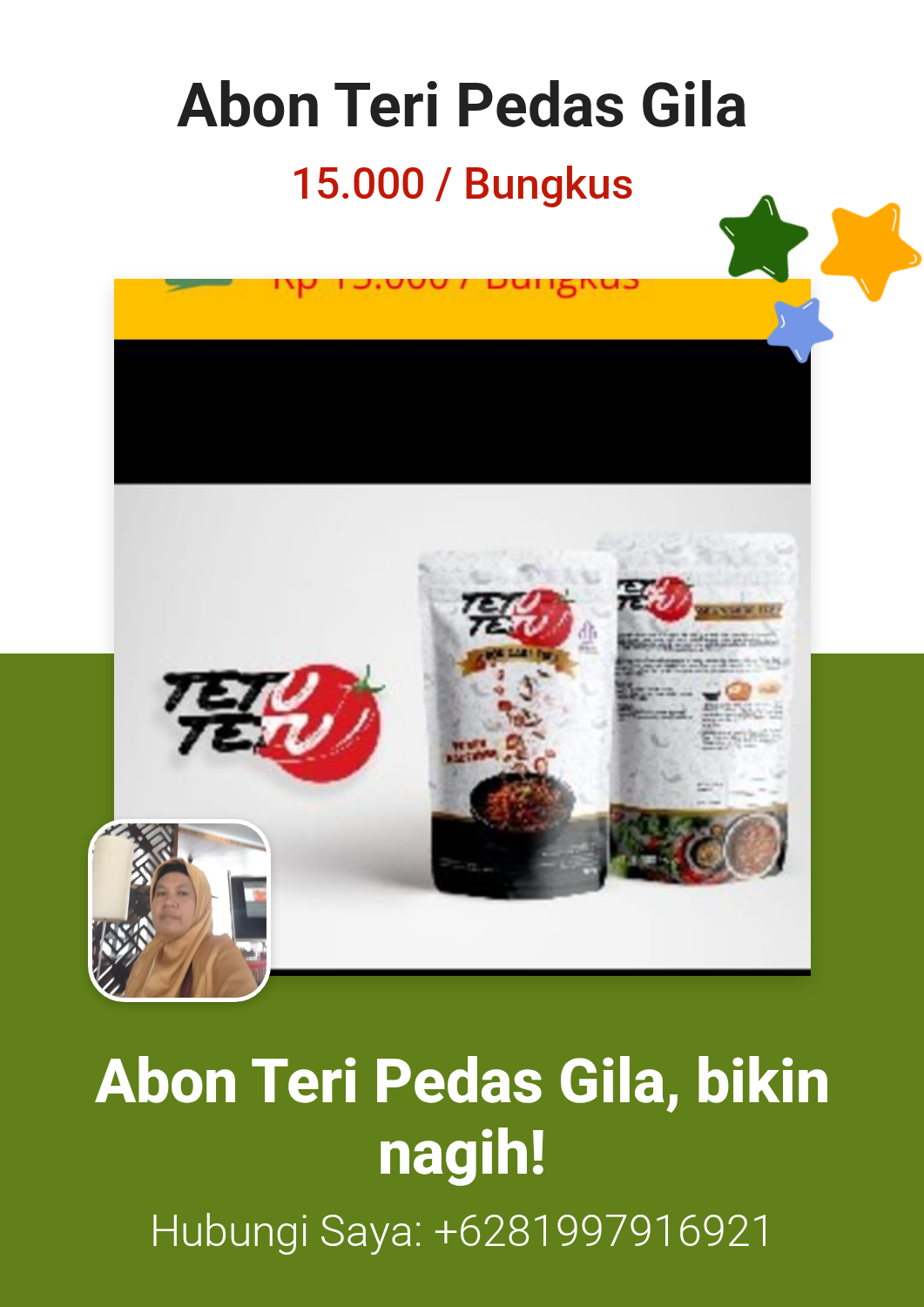 Abon Teri Pedas Gila