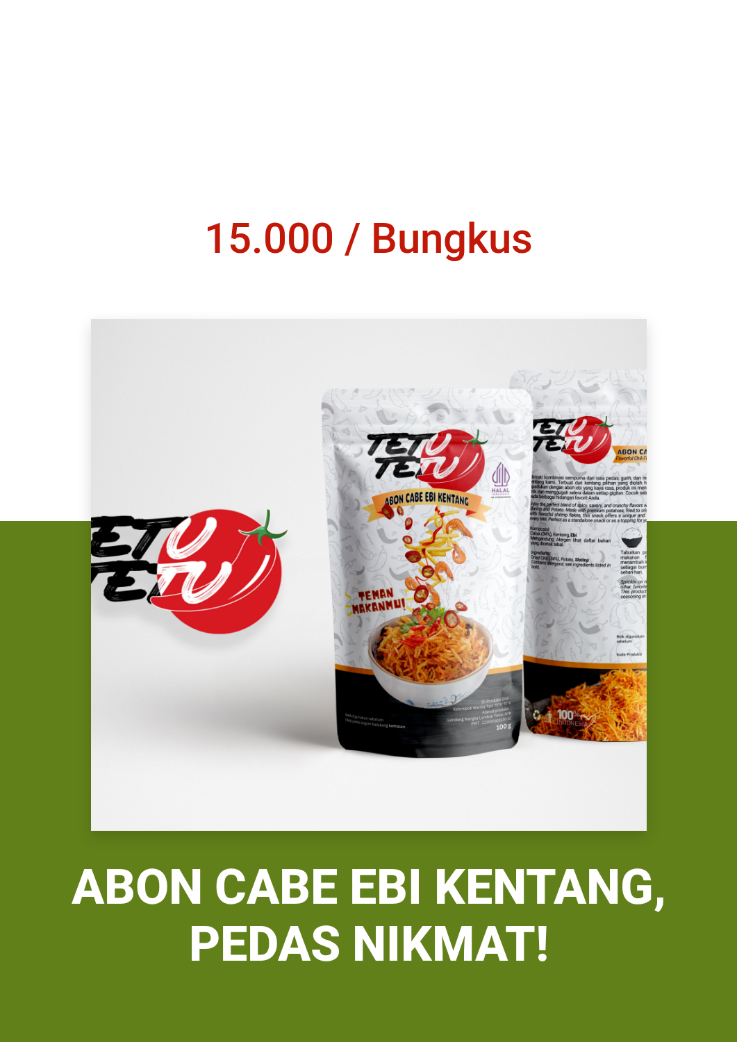 Abon cabe ebi kentang