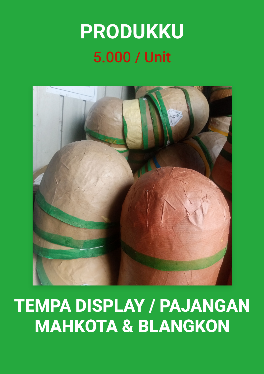 TEMPAT DISPLAI_MAHKOTA & BLANGKON