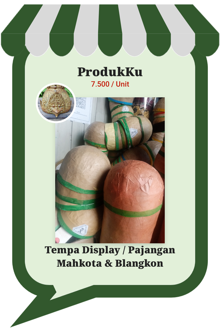 TEMPAT DISPLAI_MAHKOTA & BLANGKON