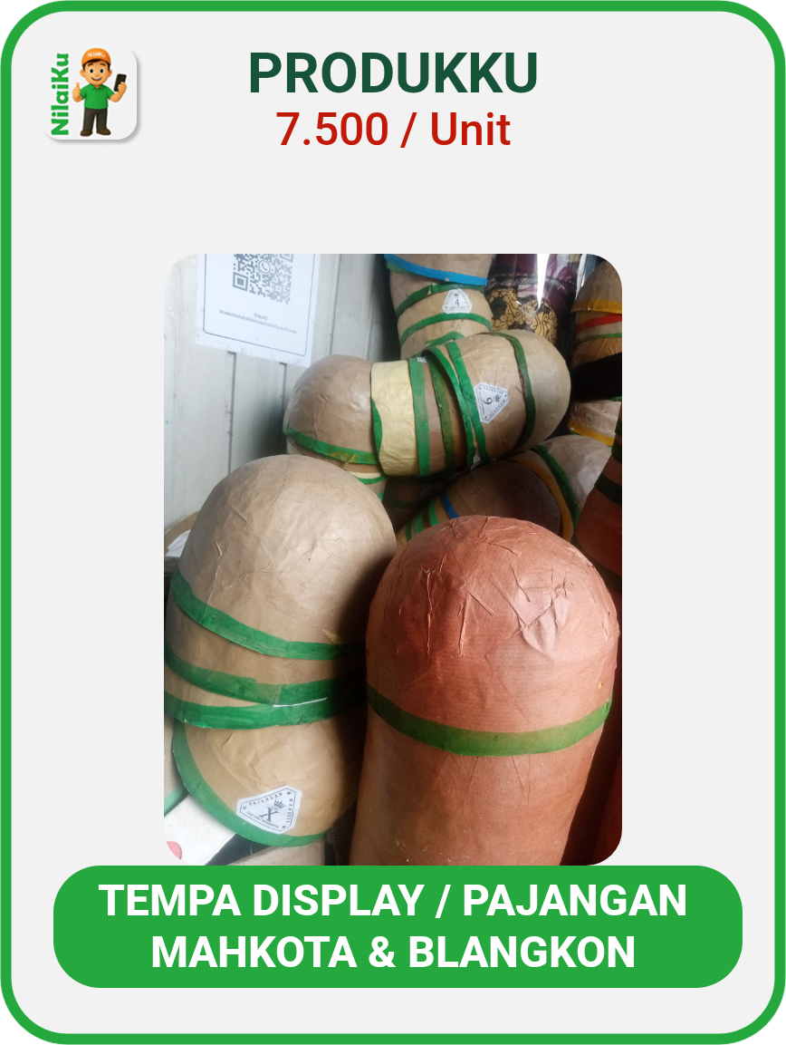 TEMPAT DISPLAI_MAHKOTA & BLANGKON