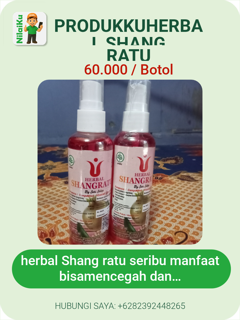 Promosi ProdukKuherbal Shang ratu