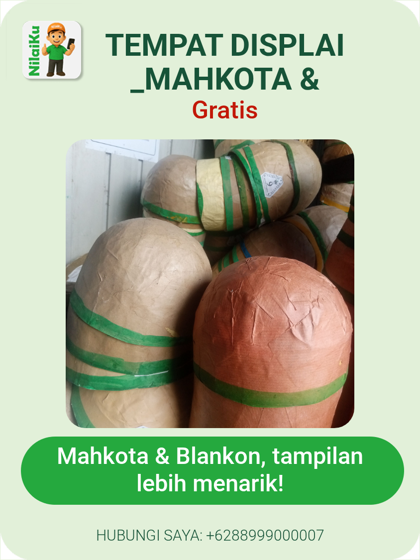 TEMPAT DISPLAI_MAHKOTA & BLANGKON