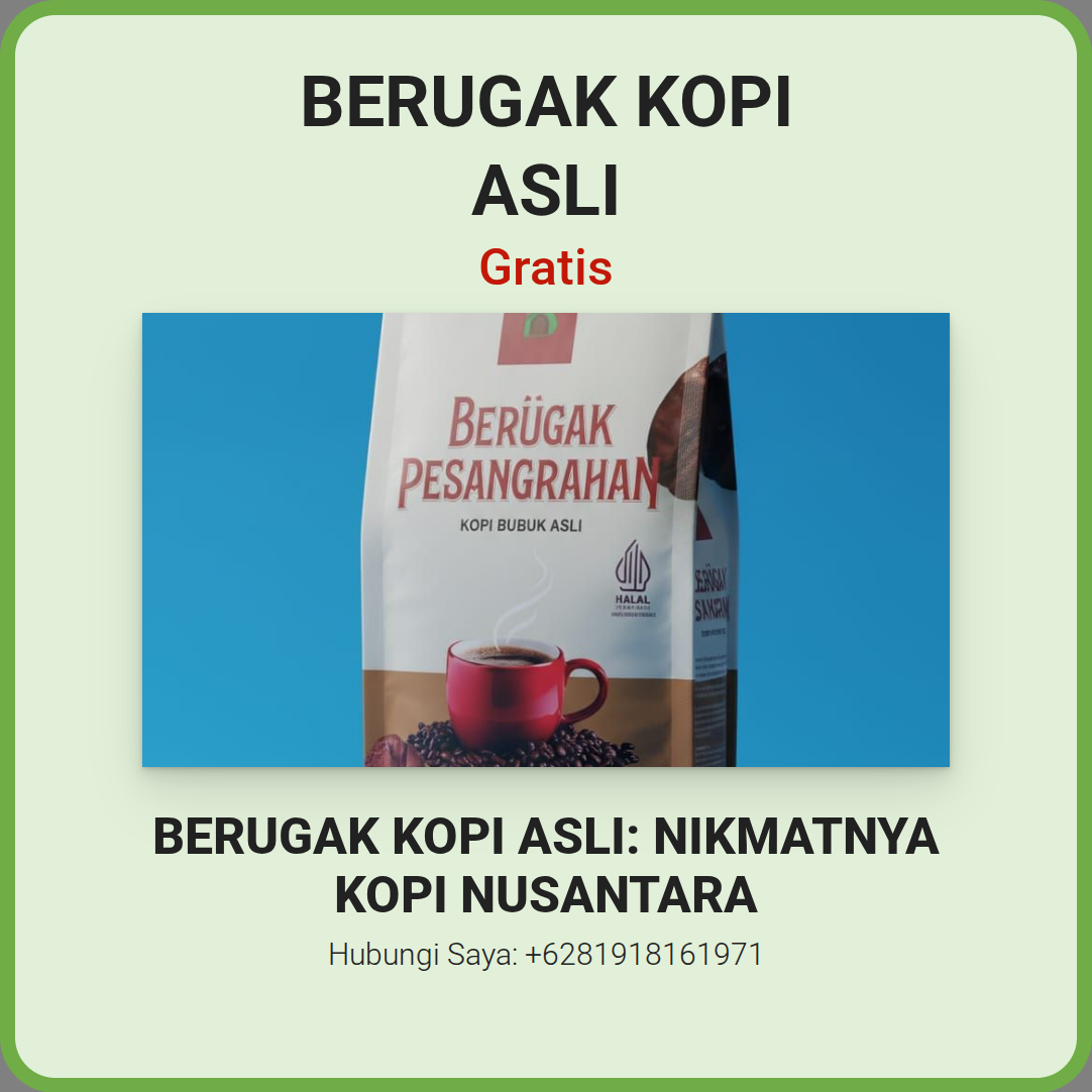 Berugak Kopi Asli