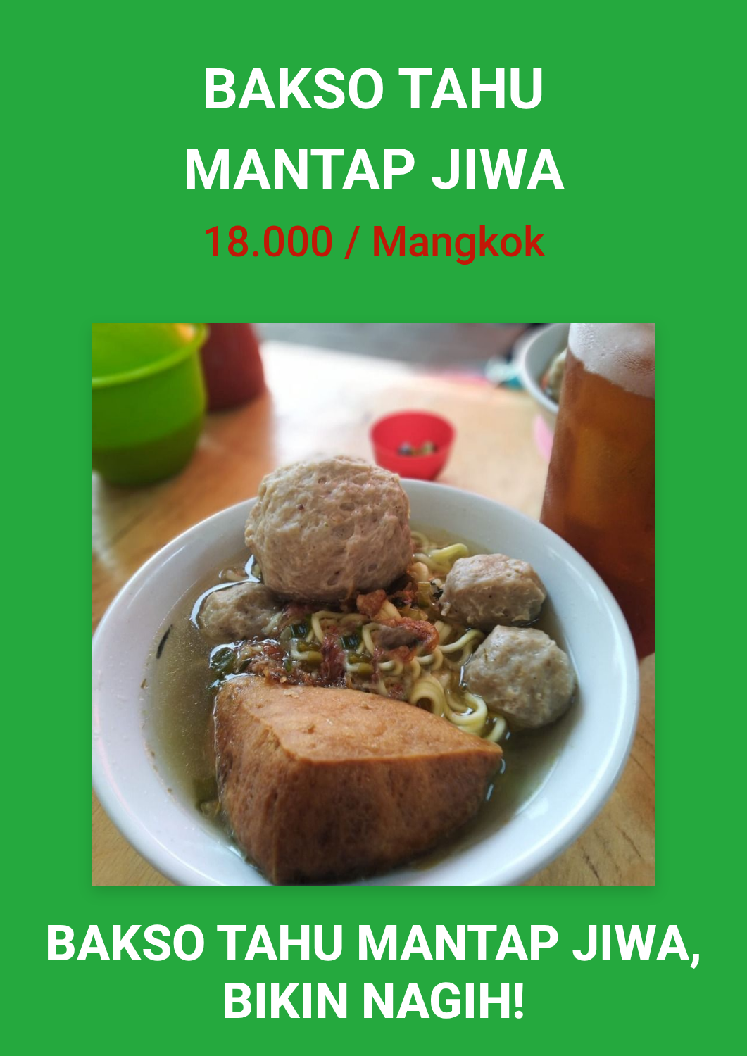 Bakso Tahu Mantap Jiwa