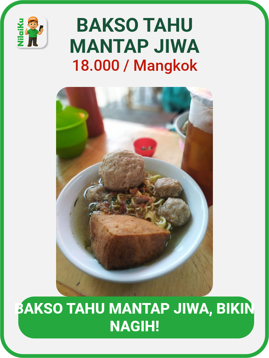 Bakso Tahu Mantap Jiwa