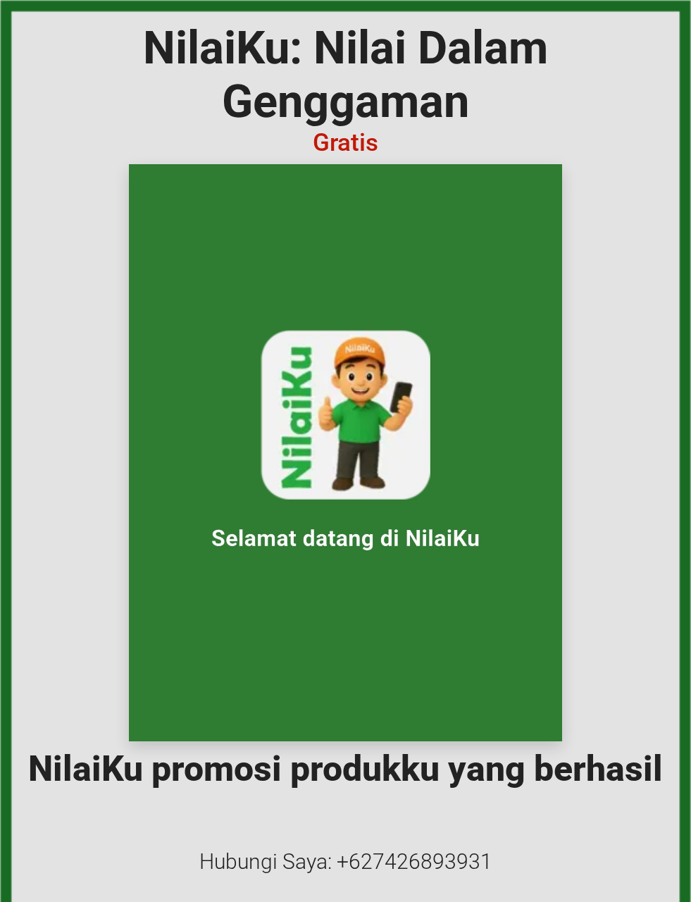 NilaiKu: Nilai Dalam Genggaman