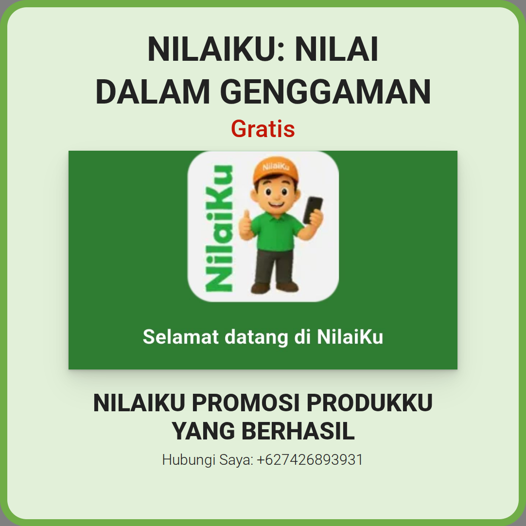 NilaiKu: Nilai Dalam Genggaman