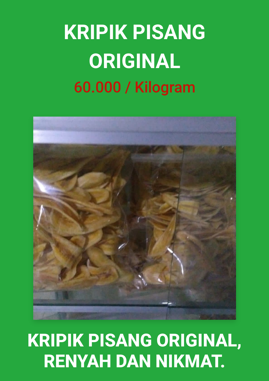 Kripik Pisang Original