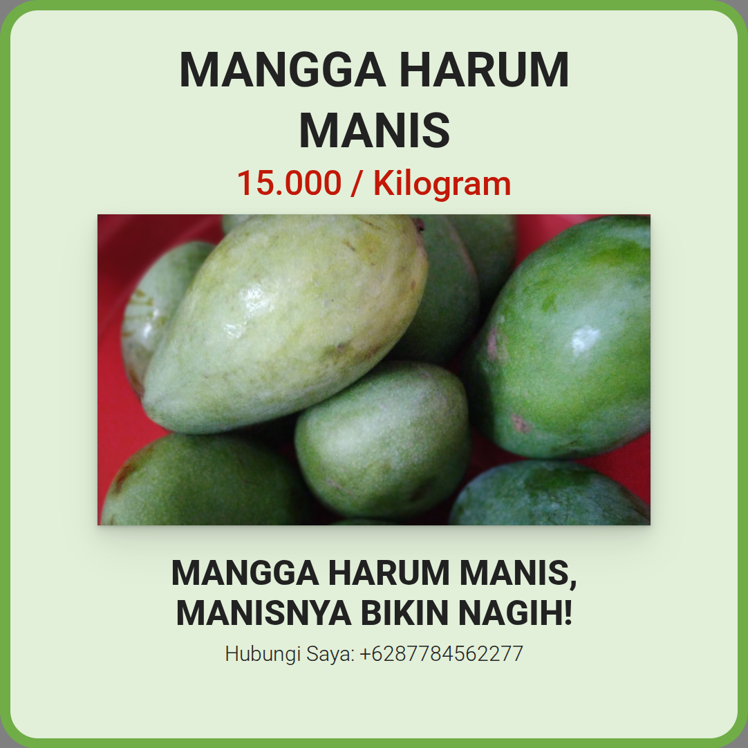 Mangga Harum Manis
