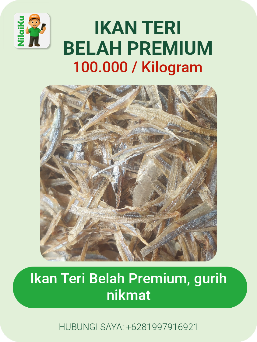 Promosi Ikan Teri belah Premium